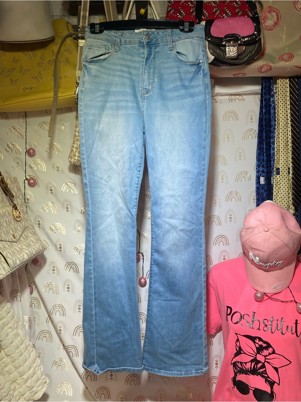 Wax Jean Light Blue Flared Women's Jeans